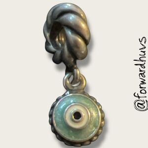 Retired Pandora Sterling Silver Evil Eye Dangle Charm – ALE 925